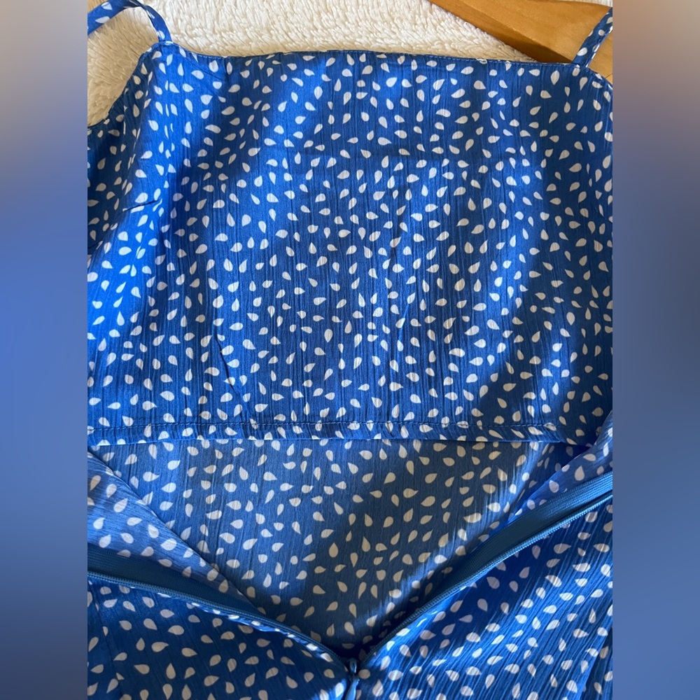 Hello Molly Blue Ruffle Mini Dress - Picture 5 of 6